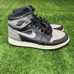 Nike Air Jordan 1 Retro High Shadow 2018 575441-013 Black Grey Size 7Y Sneakers