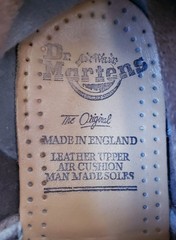Vintage Doc Martens Combat Boots Size 1 (UK Marked) /US 1.5 MADE IN ENGLAND