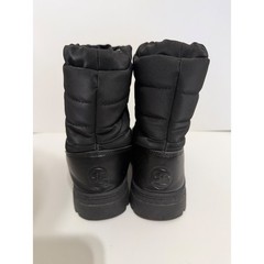 Northside Kids Size 2 Black Quilted Nylon Winter Snow Boots Faux Fur Lined