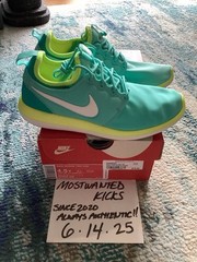DS 2016 Nike Roshe Two Hyper Turquoise Metallic White Volt GS Sz 4.5Y