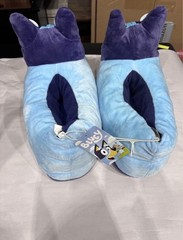 Bluey Character Slip-On Slippers Non-Slip Unisex Kids Blue/Yellow Sz 9.5
