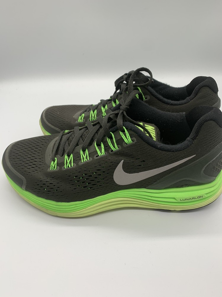 Nike Black 525368-300 Lunarglide Athletic Running Shoes US 5.5 Y Or Female 7