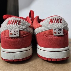 Nike Dunk Low Valentines Day PS Size 1Y Red White Sneakers Shoes FZ3549-612
