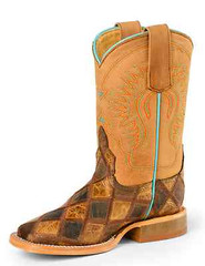 Kid’s Anderson Bean Tan Vamp Patchwork, Style K1053