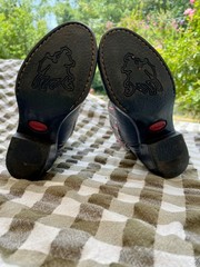 Durango Youth Lizard Print Western Boot, Black Size 9D