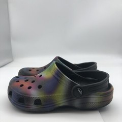 Crocs Classic slip on clogs tie dye kids sz 13 casual beachy water outdoors shoe
