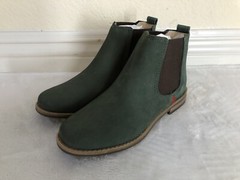 Marc Joseph Unisex-Kid’s Leather Chukka Ankle Boot, emerald nubuck, US SIZE 11.5