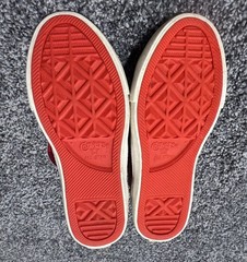 Converse Pro Blaze Strap Blue Red Faux Leather High Top Sneakers Youth 13