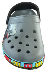 Kids Crocs Fun Lab Train Band Clog Slate Grey Kids Size J3 NWT 2018