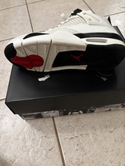 Jordan Air Jordan 4 Retro OG FC (GS) 7Y White/Black/Red MPN IM4026-100