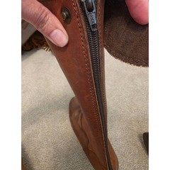 Steve Madden Distressed Finish Leather Riding Boot Unisex Style Size 6M