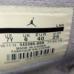 Sz 7 (GS) Jordan 6 Retro GG Mid Valentines Day Metallic Silver/Vivid Pink (399)