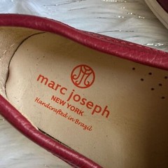 Marc Joseph New York Kid’s Red Leather Studded Loafer size 3