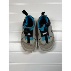Nike Flex Runner 2 Toddler Grey Blue Slip On Sneakers DJ6039-008 Size 7C