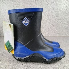 Muck Boots Forager Waterproof Boots Kids Shoes Black Blue