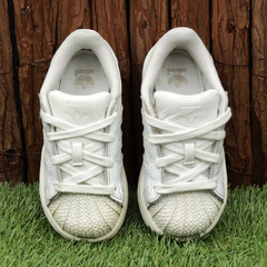 adidas Superstar TD Kids Triple White shoes US 8K UK 7.5K EUR 25 CM 14.5