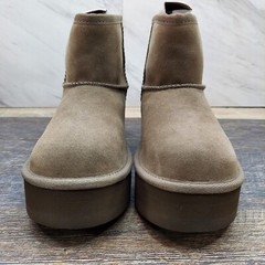 UGG Big Kids Classic Mini Platform 1143700K Smoke Plum Suede Slip On Boots 13c