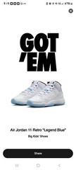 Size 7 (GS) – Jordan 11 High Legend Blue