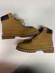 Juniors Timberland Premium 6″ WP Boot – Wheat Nubuck TB 012909 713 Size 4