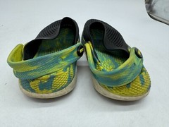 Crocs Literide 360 Clogs Kids Black Green Slip-On Breathable Comfort – C 13