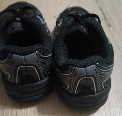New Balance 740 Sneakers Stretch Laces Toddler Size US 7 Black Elastic Lace
