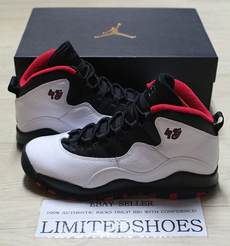 NIKE AIR JORDAN 10 X RETRO GS BG DOUBLE NICKEL CHICAGO 310806-102 db ovo steel