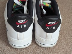 Nike Air Force Peace Love Swoosh White Size 7Y EUR 40