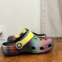 Crocs Classic Clogs Primary Rainbow Tie Dye Kids Clogs Size Childrens 7 Pokémon