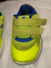 Starter Toddler Sneakers Size 5 Lime Green Hook and Loop Closure