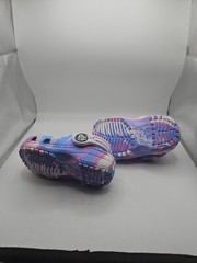 Crocs Classic Clog 206838 Unisex Marbled Pink Purple White Kids Toddler Size C4
