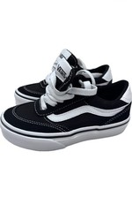 Vans Old Skool Kids Sz 11 Black White Sneakers Toddler Shoes Classic Lace Up New