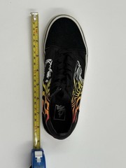 Vans Classic Old Skool Ferocious Flame Racing Sneakers Kids Size 1, Gently Used