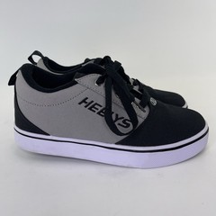 HEELYS GR8 Pro 20 Casual/Skate Shoes Black Gray Youth Size 6 READ