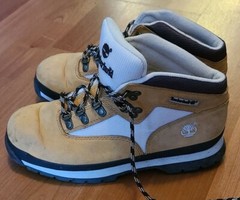 Timberland Juniors Euro Hiker Boots Youth Boys Girls 4.5 Wheat 96947 #2