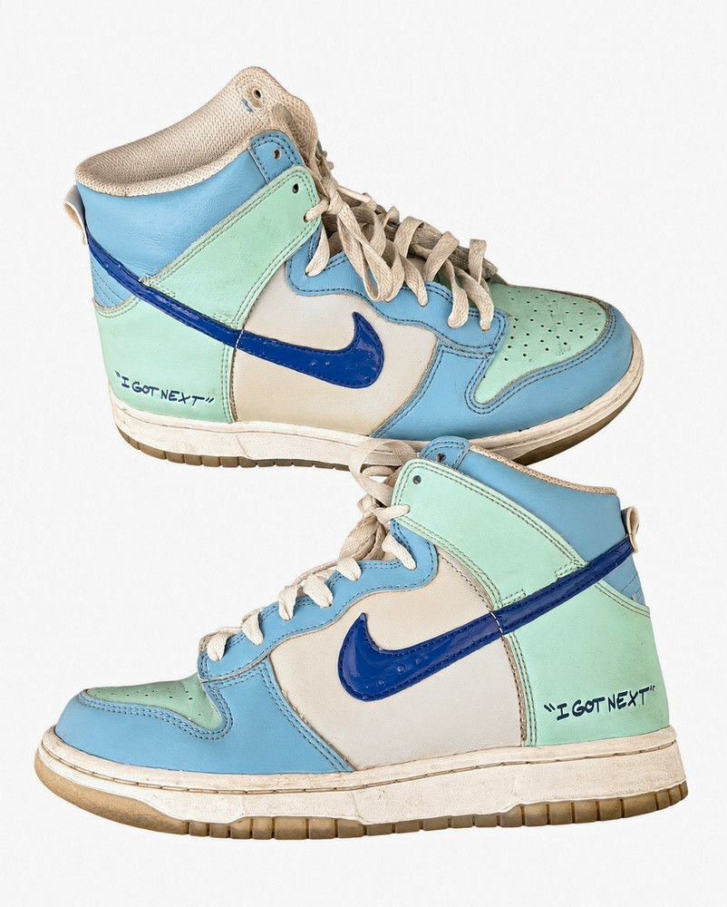 Nike Dunk High I Got Next DV2206-400 Unisex Kids Sneaker 6Y Blue Green