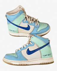 Nike Dunk High I Got Next DV2206-400 Unisex Kids Sneaker 6Y Blue Green