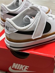 Nike – Court Legacy (Toddler)- White Desert Ochre – Size 7C NEW