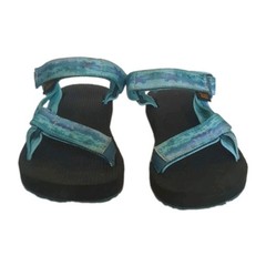 Teva Water Sandals Youth 13 Tie Dye Strap Hiking Outdoor Blue Green 112423C