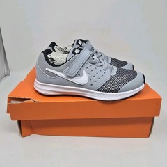 Nike Downshifter 7 (PSV) Wolf Grey Running Shoes Size 2Y 869970 003 New