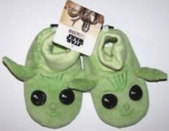Disney Star Wars Yoda Puppet Slippers Shoes Padded Mandalorian New Toddler
