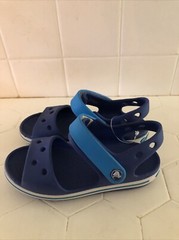 Crocs Crocband Cruiser Sandals, Size Toddler C12 Blue .