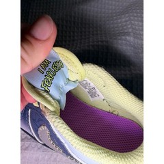 Nike Dunk Low SE I Am Fearless Midnight Navy Citron Toddler Size 7C FB8028-491