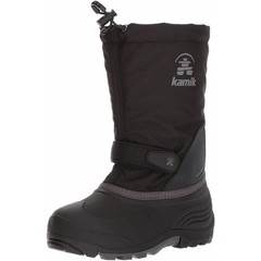 Kamik Unisexchild Waterbug5 Boots | Black Charcoal | Authentic New