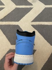 Size 6.5 (GS) – Jordan 1 Mid University Blue Black