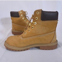 Timberland 6″ Premium Waterproof Boots Wheat Nubuck 12909 Youth 4.5M Fits Wm 6