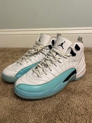 Nike Air Jordan 12 Retro GG Light Aqua 510815-100 4.5Y 2018 Shoes Sneakers