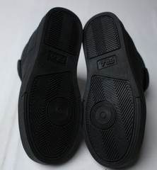 Fila Kid’s Matte Hook & Loop Vulc Mid Top Sneakers EJ3 Black US:12 UK:11 EU:29.5