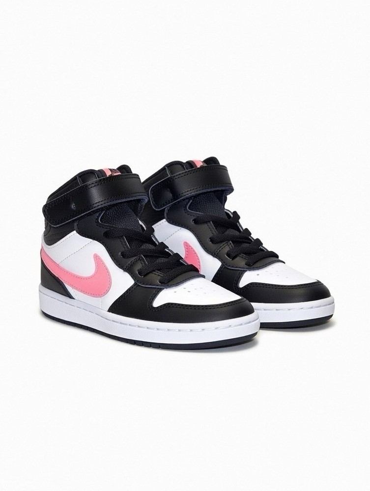 Nike PS Court Borough Mid 2 Black/White/Pink CD7783-005 i