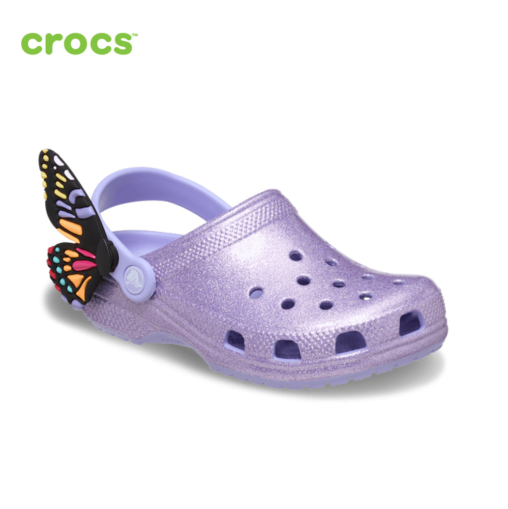 NEW CROCS KIDS Classic IAM Butterfly Clog 211262-5BN Mystic Purple