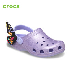 NEW CROCS KIDS Classic IAM Butterfly Clog 211262-5BN Mystic Purple
